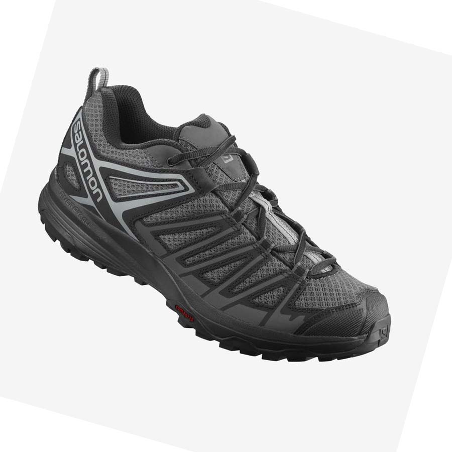 Tenis Senderismo Salomon X CREST Hombre Grises Negros | MX 3570FDN